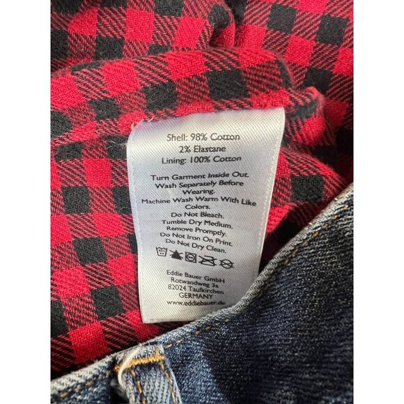 Eddie Bauer Women's Flannel Lined Jeans - Picture 4 of 8